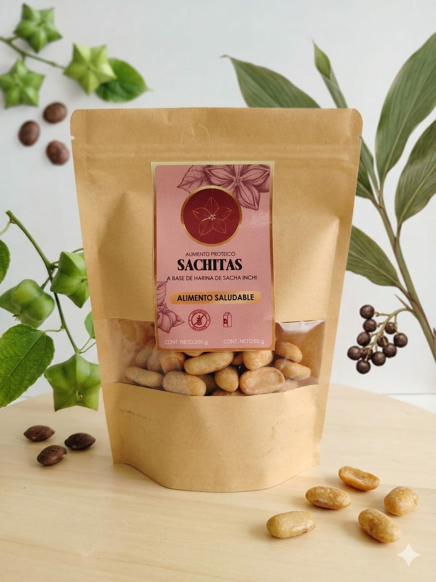 Achiras de Sacha Inchi y sagú